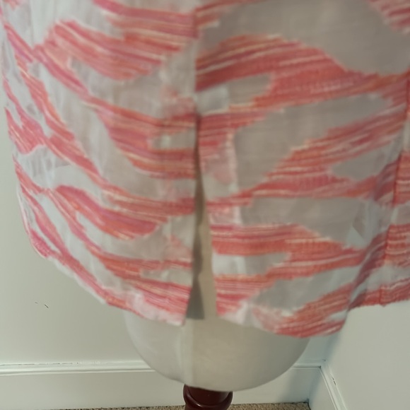 Carlisle white and pink blouse/over shirt size 8 - Picture 9 of 9